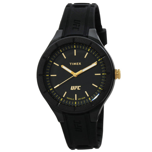 Timex UFC Shogun Black Dial Black Rubber Women's Watch TW2V56900
