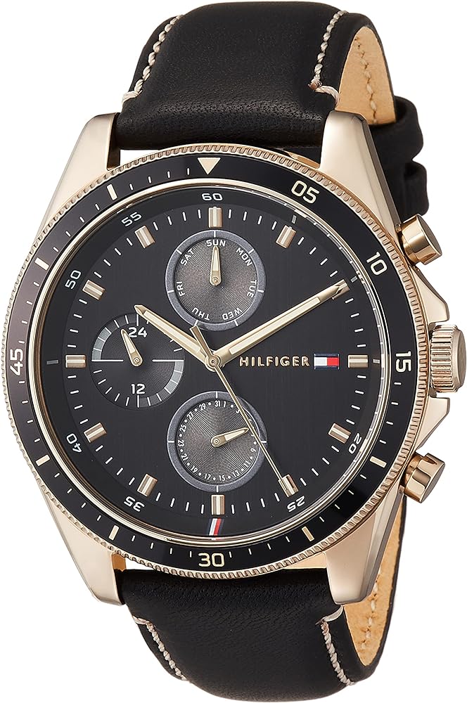 Tommy Hilfiger Parker Black Brown Watch 1791836
