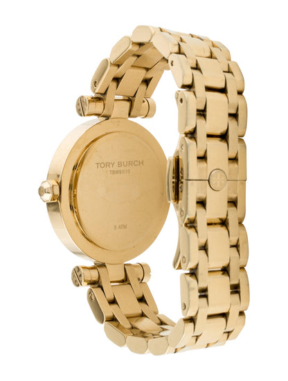 Tory Burch Classic T Navy Blue Dial Gold Women's Watch TBW9010