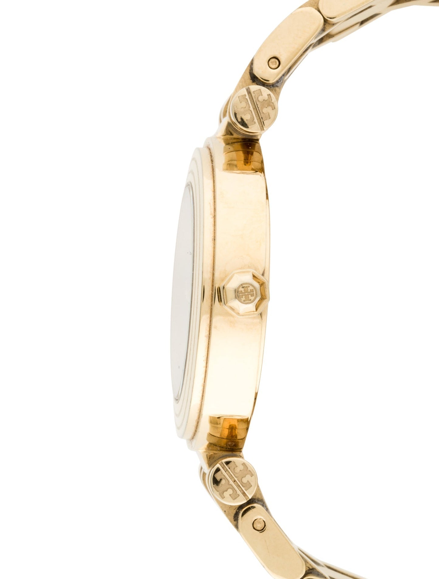 Tory Burch Classic T Navy Blue Dial Gold Women's Watch TBW9010
