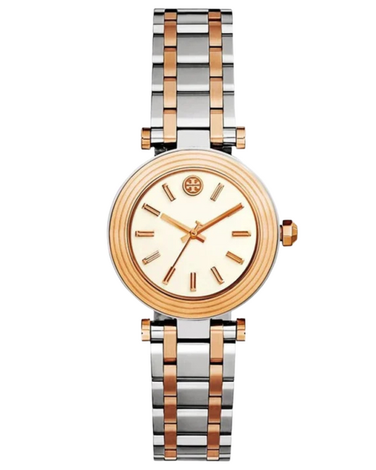 Tory Burch Classic T Watch Two Tone Women's Watch TBW9011