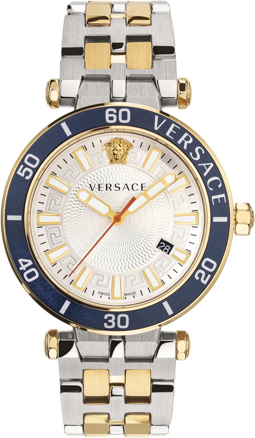 Versace Greca Sport Two-Tone Unisex Watch VEZ300521