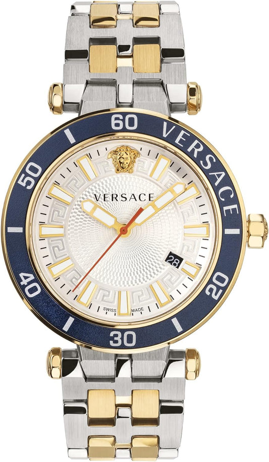 Versace Greca Sport Two-Tone Unisex Watch VEZ300521