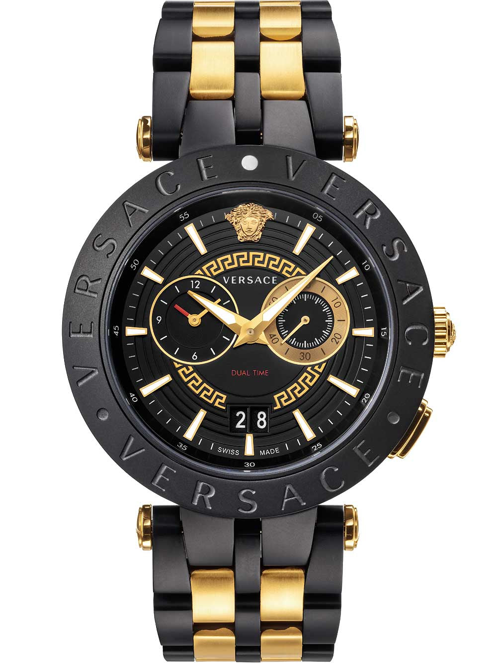 Versace V-Racer Two-Tone Chronograph Men's Watch VEBV00619