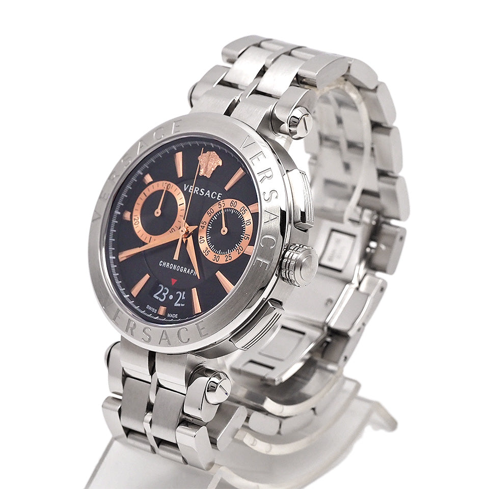 Versace Aion Chronograph Silver Men's Watch VE1D01019