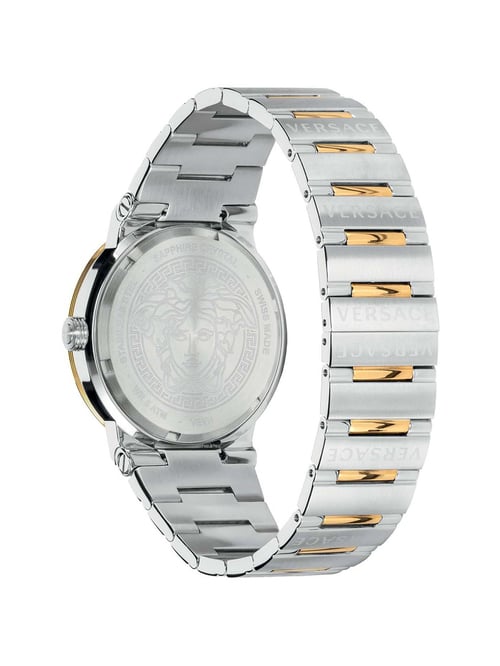 Versace Greca Logo Quartz Silver Dial Women's Watch - VEVH00620