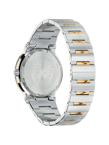 Versace Greca Logo Quartz Silver Dial Women's Watch - VEVH00620