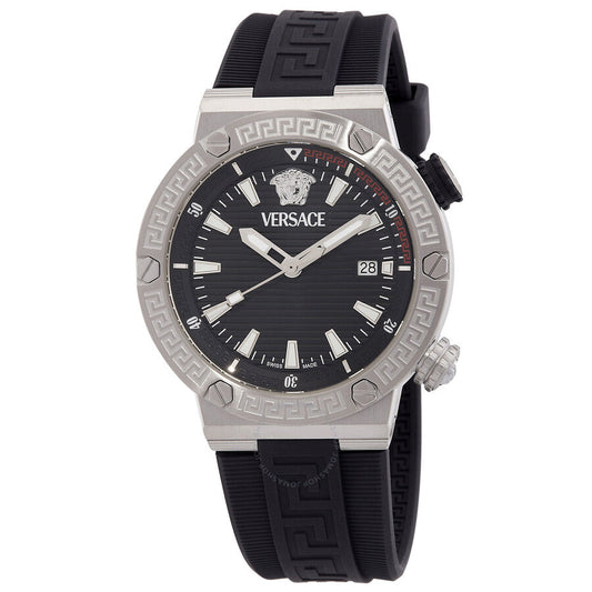 Versace Greca Quartz Blue Dial Men's Watch VE8G00124