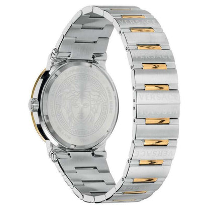 Versace Greca Two-Tone Green Dial Women's Watch VEVH00720