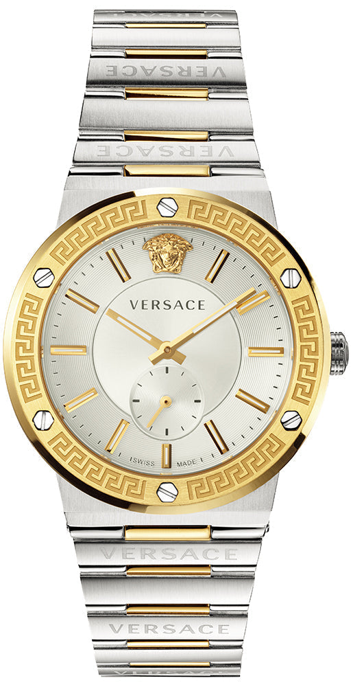 Versace Greca Silver White Dial Men's Watch VEVI00320