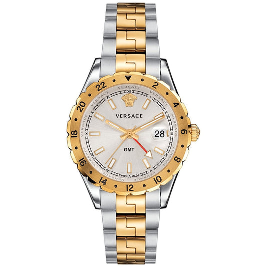 Versace Hellenyium Two Tone GMT Men's Watch - V11030015