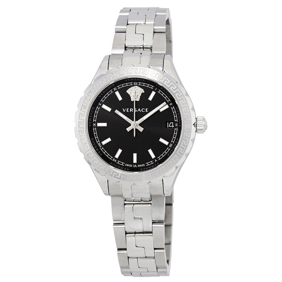 Versace Hellenyium Black Dial Ladies Watch V1202 0015