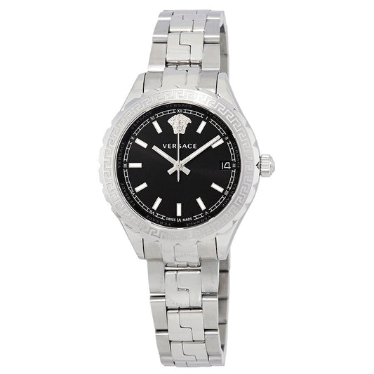 Versace Hellenyium Black Dial Ladies Watch V1202 0015