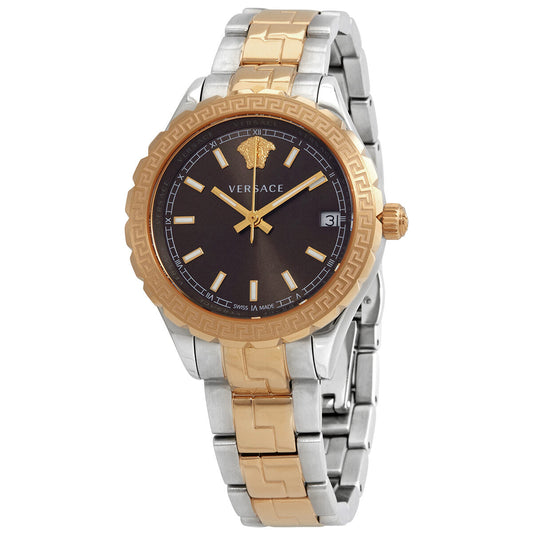Versace Hellenyium Quartz Brown Dial Women's Watch - V12040015