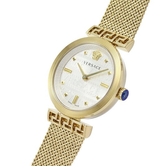 Versace Meander Quartz Silver Dial Women's Watch - VELW00820