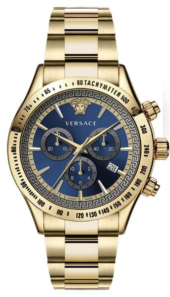 Versace Chronograph Blue Dial Classic Men's Watch VEV700619
