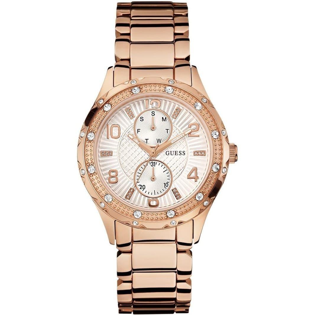 Guess Women's Rose Gold Bracelet Women's Watch  W0442L3 - Big Daddy Watches