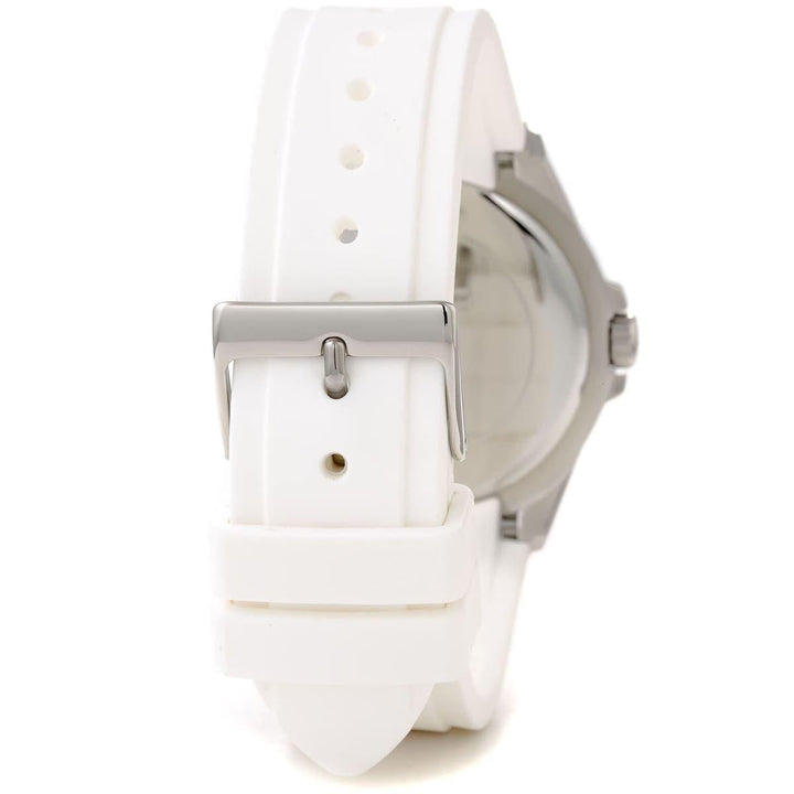 Guess Starlight White Rubber Strap Crystal Dial Women's Watch W0846L8 - Big Daddy Watches #3