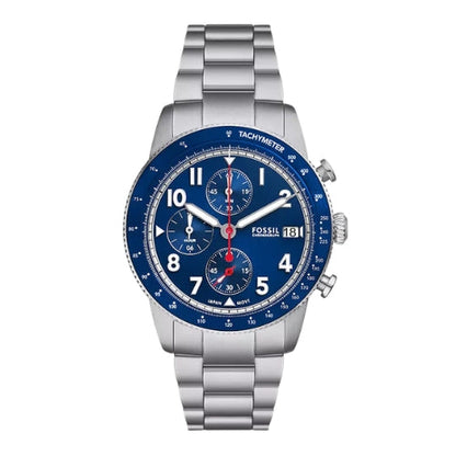 Fossil Sport Tourer Chronograph with Blue Dial Men's Watch  - FS6047