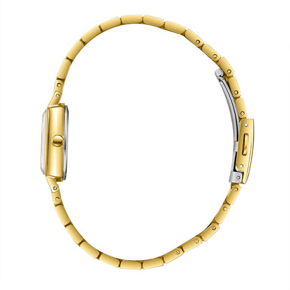 Lee Cooper Elegance Silver Dial Gold Watch - LC08283.130