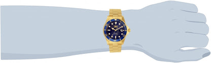 Invicta Pro Diver Japan Quartz Blue Dial Gold Men's Watch 33270
