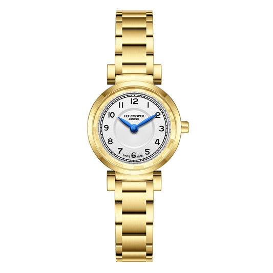 Lee Cooper Elegance Silver Dial Gold Watch - LC08270.130