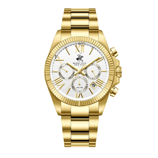 Beverly Hills Polo Club Classy All Gold Multifunction Watch BP3874X.130