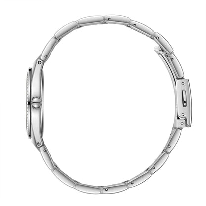 Slazenger Crystals White Dial Two Tone Watch - SL.09.2590.3.220