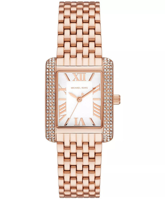 Michael Kors Emery Pavé Rose Gold-Tone Women's Watch - MK4743