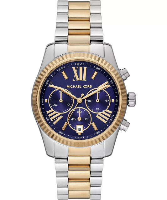 Michael Kors Lexington Chronograph Quartz Blue Dial Ladies Watch MK7218