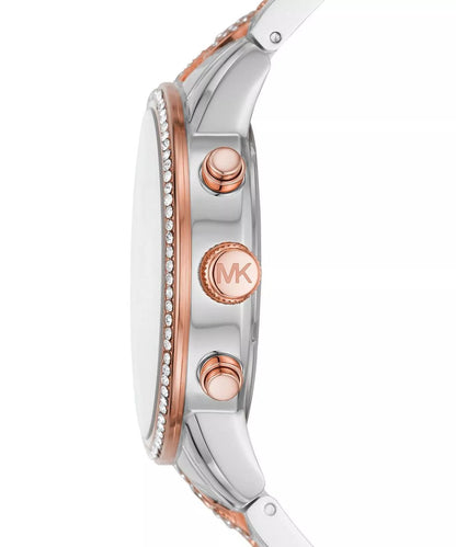 Michael Kors Ritz Chronograph Quartz Crystal White Dial Ladies Watch MK6938