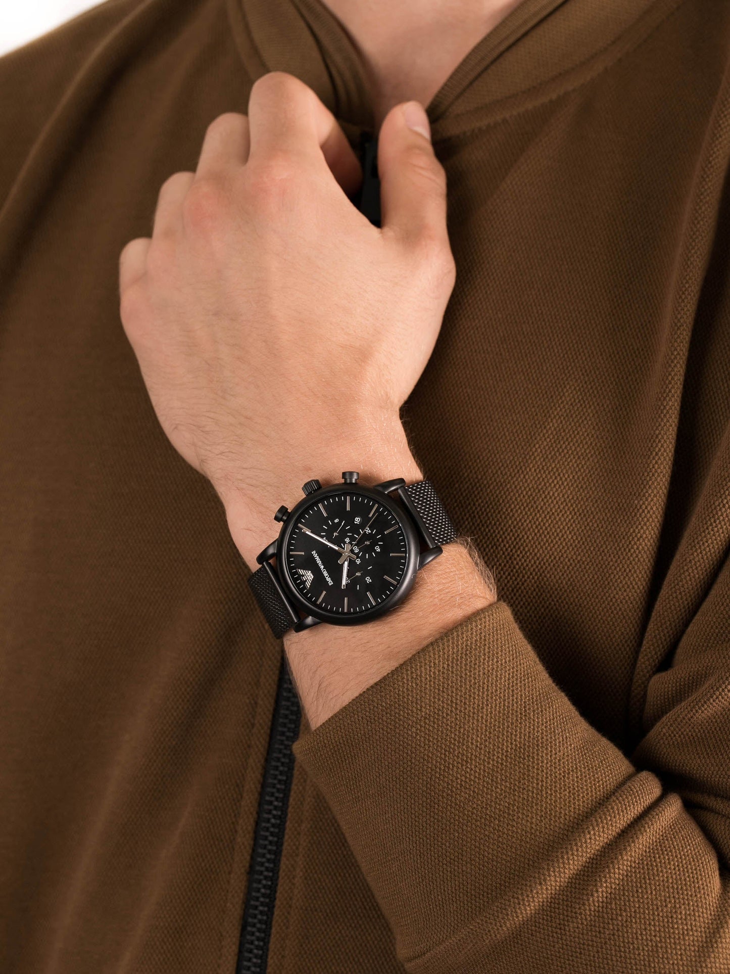 Emporio Armani Sport Chronograph Black Dial Men's Watch AR1968