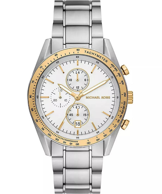 Michael Kors Warren Chronograph Quartz Silver-Tone Men's Watch - MK9112