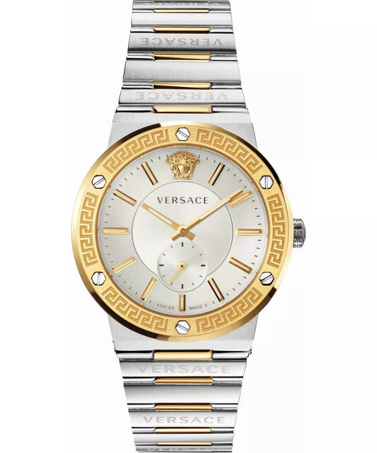 Versace Greca Silver White Dial Men's Watch VEVI00320