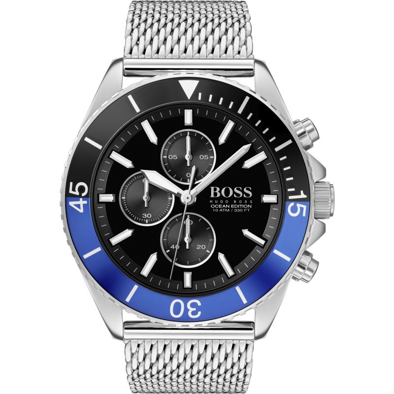 Hugo Boss Ocean Edition Black Dial Men's Watch 1513742 Water resistance: 100 meters Movement: Quartz   