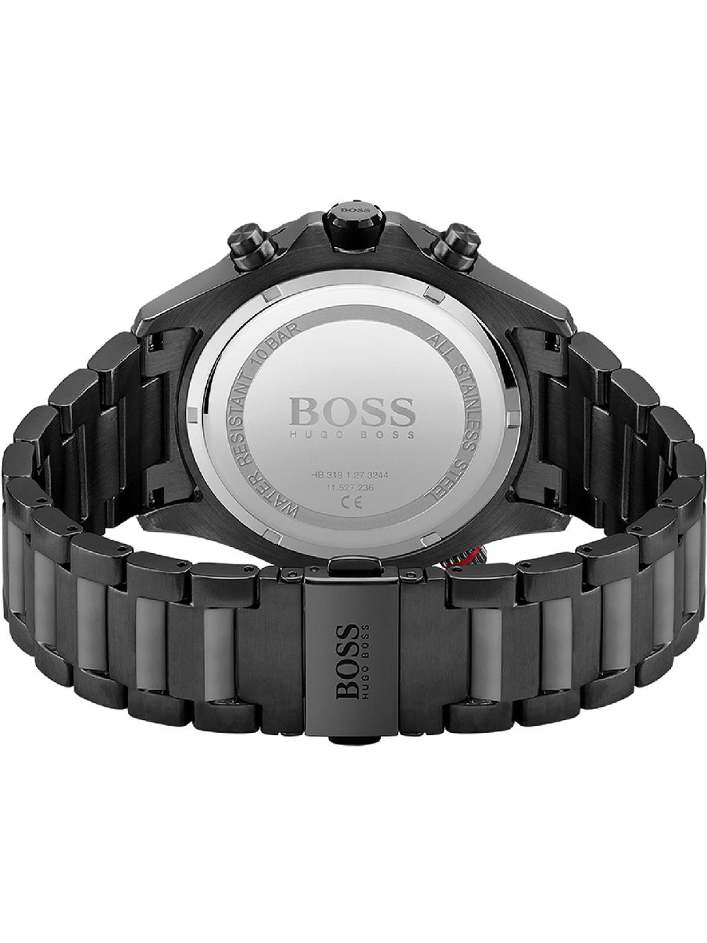 Hugo Boss Globetrotter Black Chronograph Men's Watch 1513825 - Big Daddy Watches #3