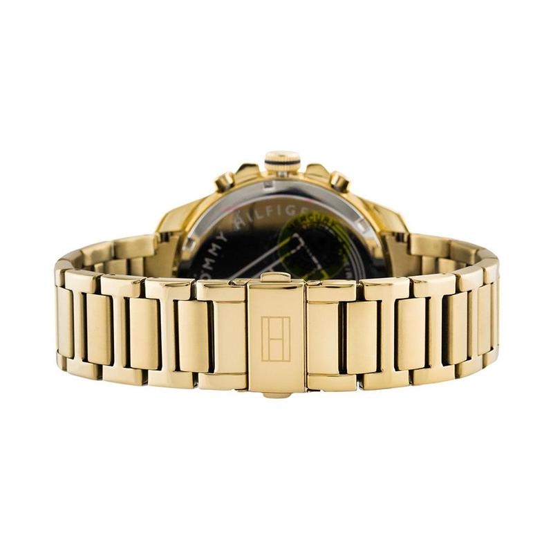 Tommy Hilfiger Gold Steel Men's Multi-function Watch 1791538