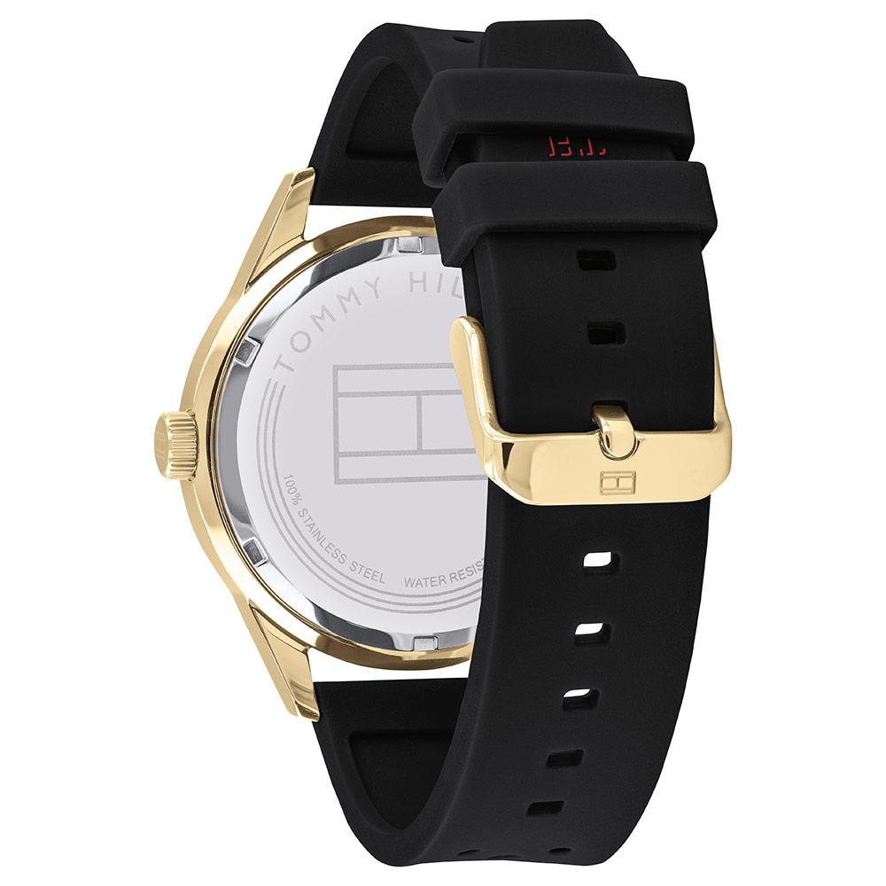 Tommy Hilfiger Multi-function Black Silicone Men's Watch 1791636