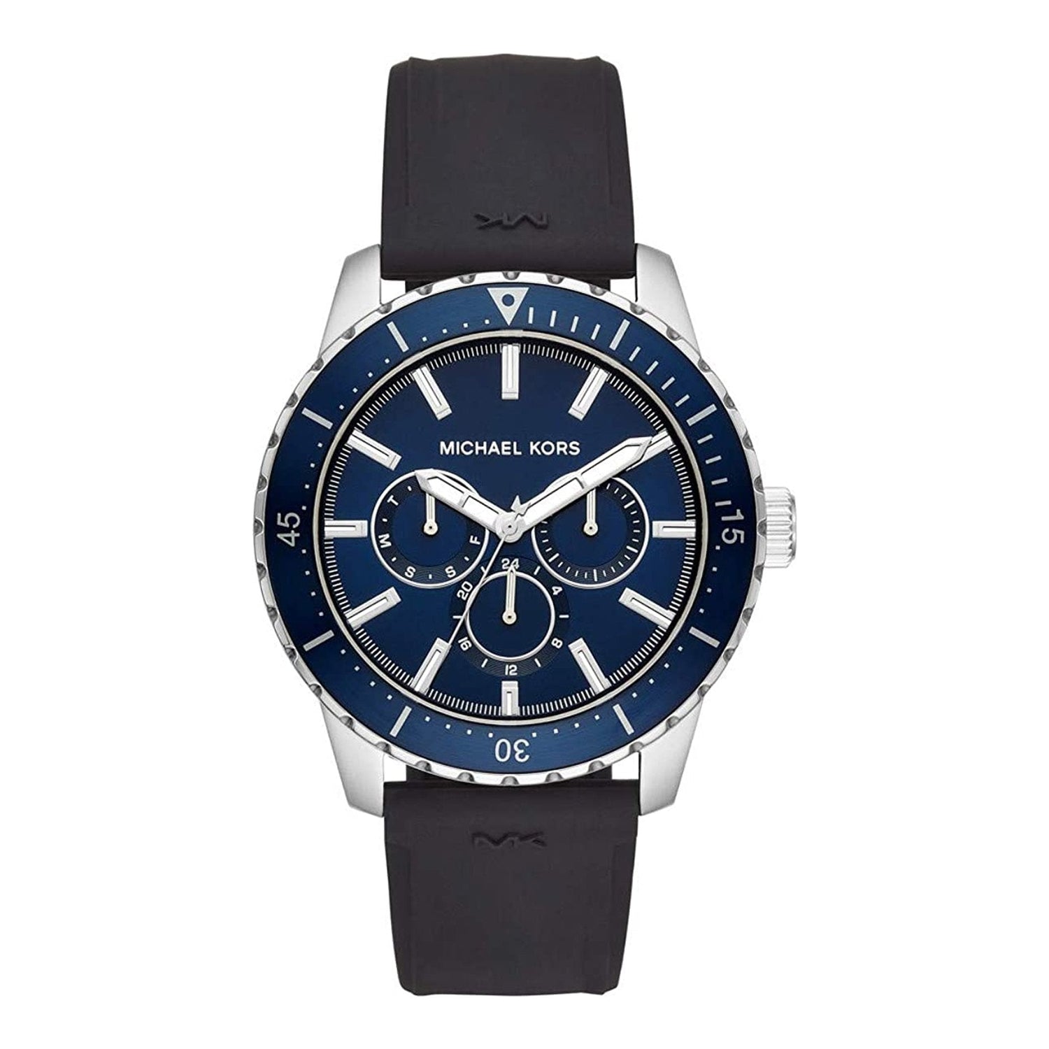 Michael Kors Cunningham Multifunction Black Silicon Men's Watch  MK7160 - Big Daddy Watches