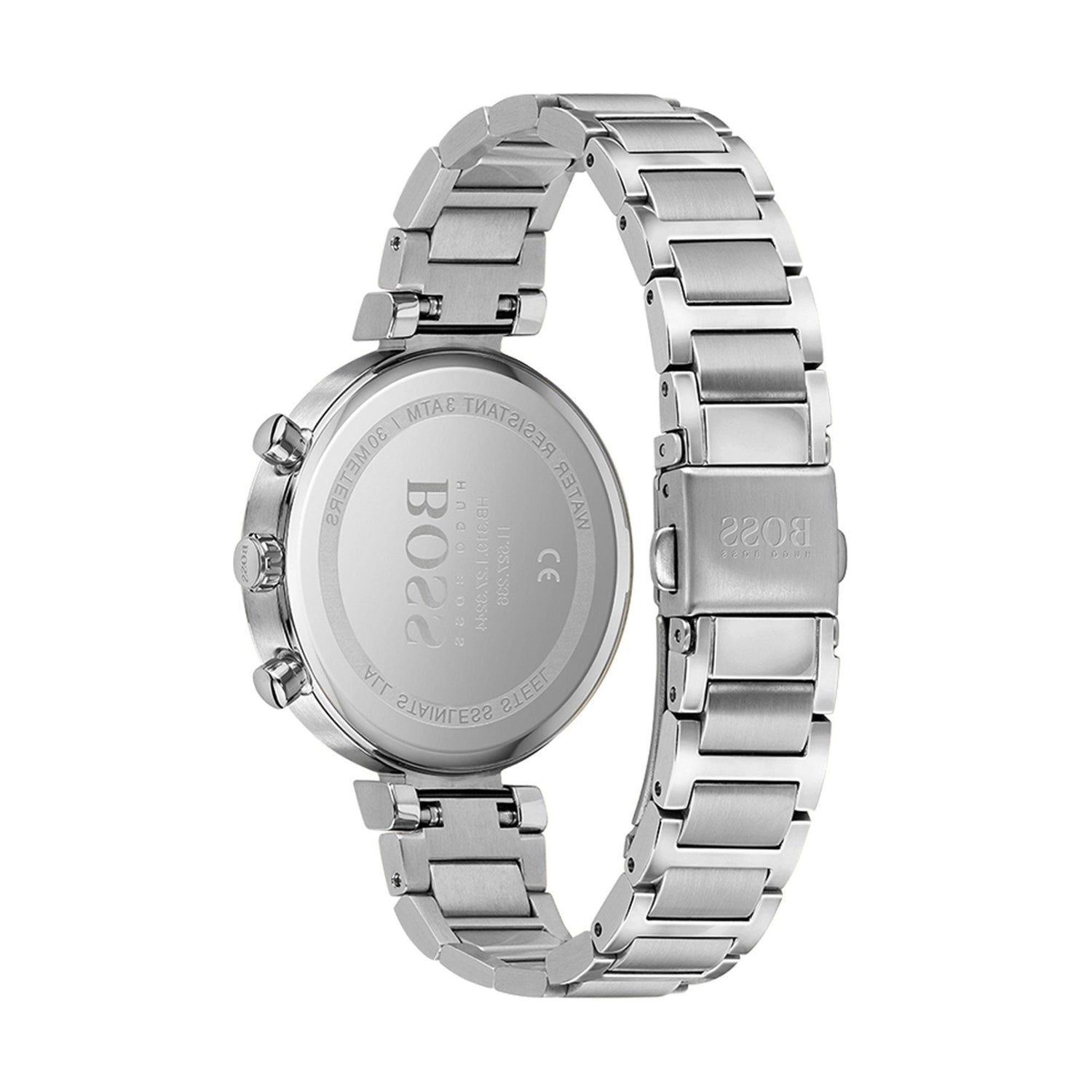 Hugo Boss Flawless Chronograph Silver Women's Watch 1502530 - Big Daddy Watches #3