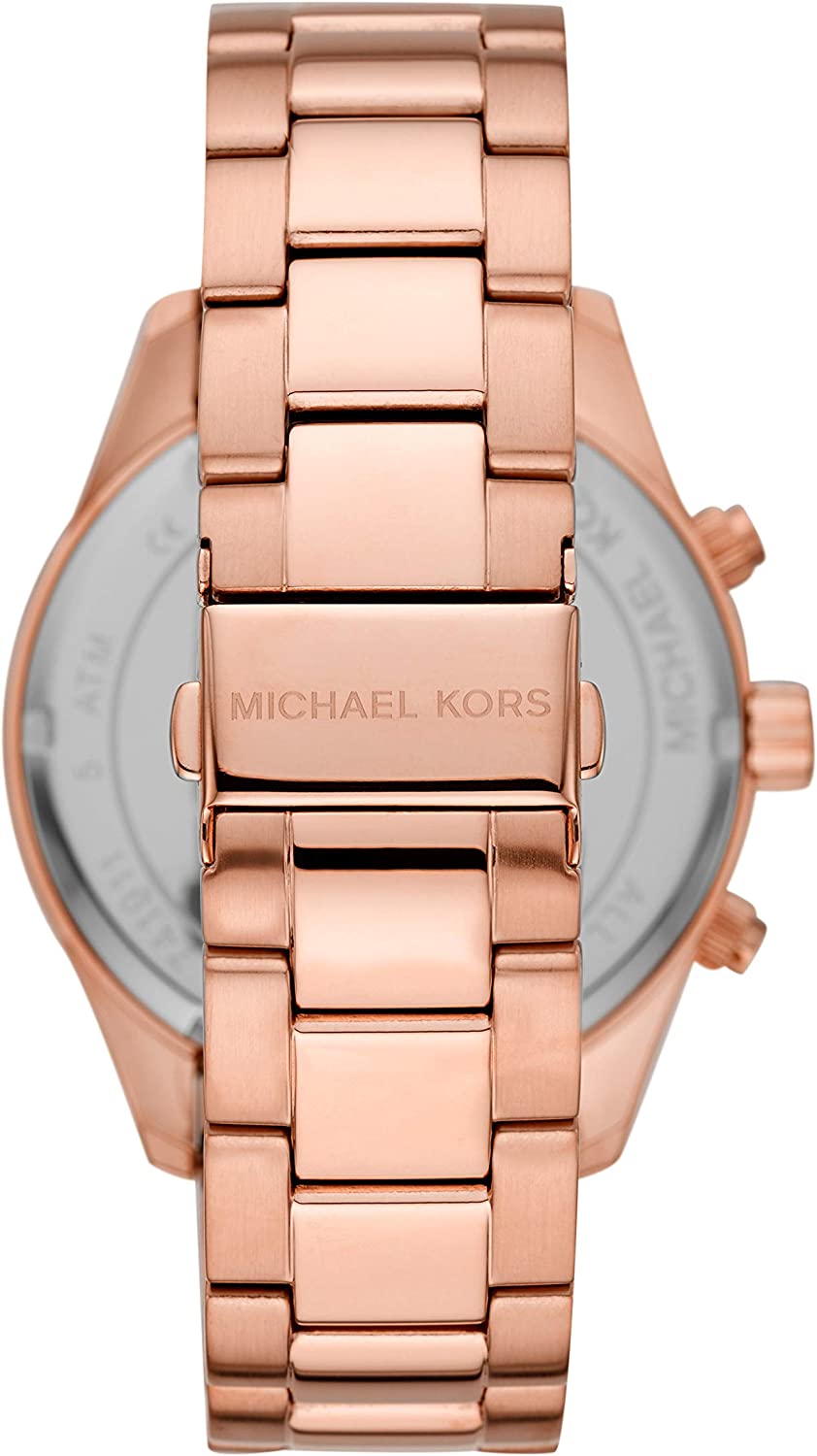 Michael Kors Layton Rose Gold Chronograph Unisex Watch MK8824 - Big Daddy Watches #3