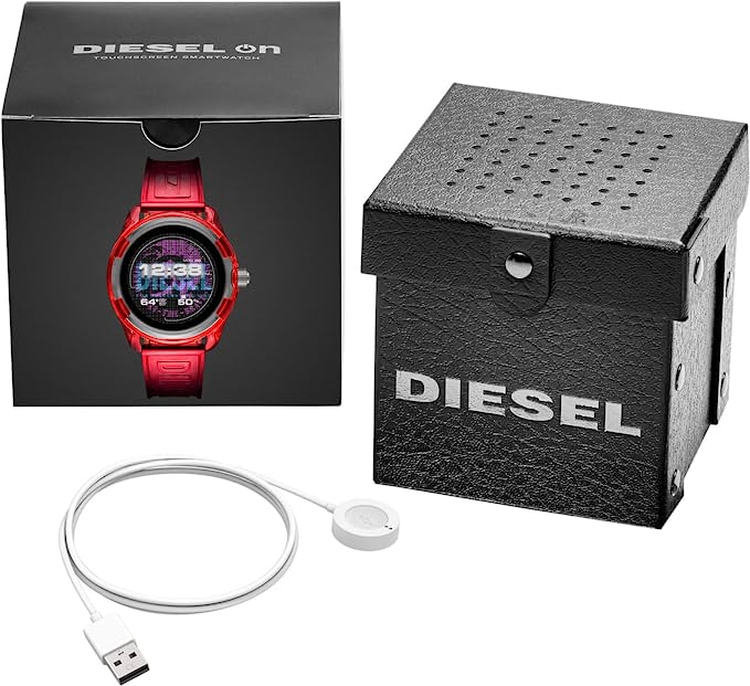 Diesel Red Fadelite Unisex Smartwatch DZT2019 - Big Daddy Watches #6