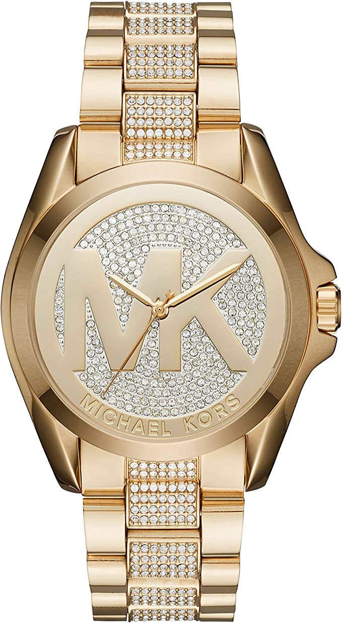 Michael Kors Bradshaw Gold Tone Pave Women's Watch  MK6487 - Big Daddy Watches