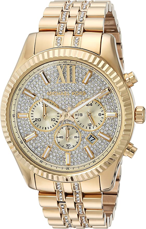 Michael Kors Lexington Gold Tone Men's Watch  MK8579 - Big Daddy Watches