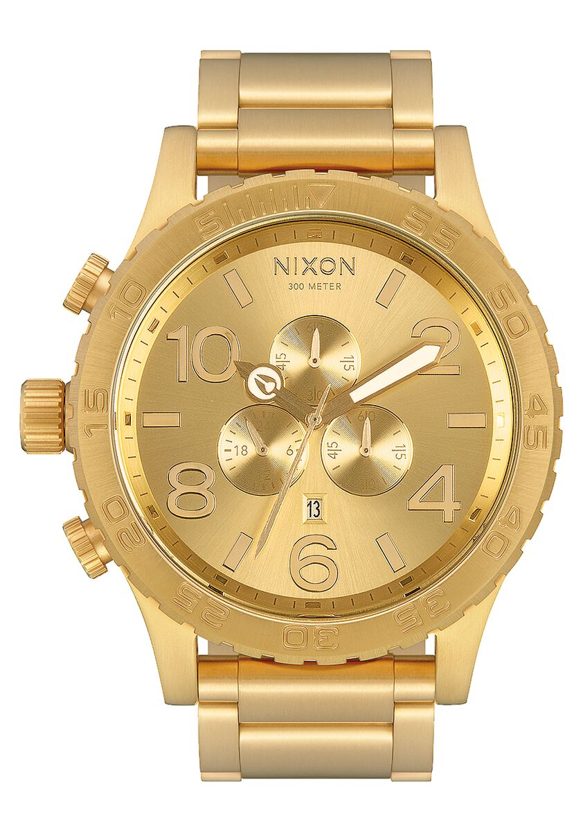 Nixon 51-30 Chrono Stainless Steel Gold Tone Men's Watch A083-502