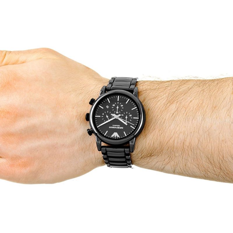 Emporio Armani Chronograph Black Dial Men's Watch AR1507