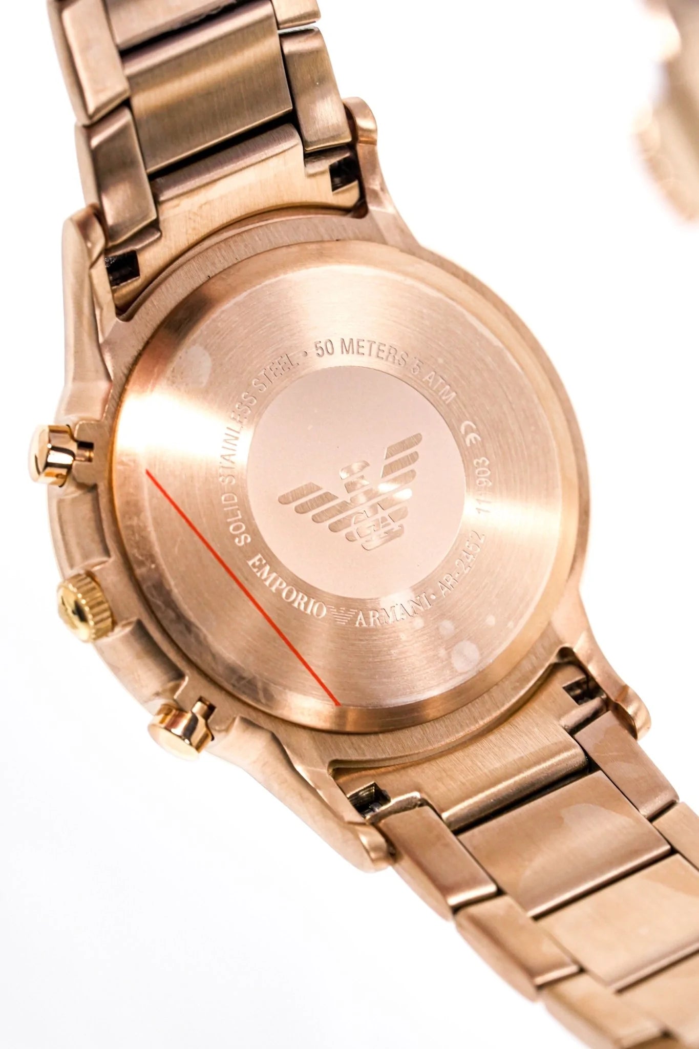 Emporio Armani Classic Rose Gold Chronograph Men's Watch AR2452
