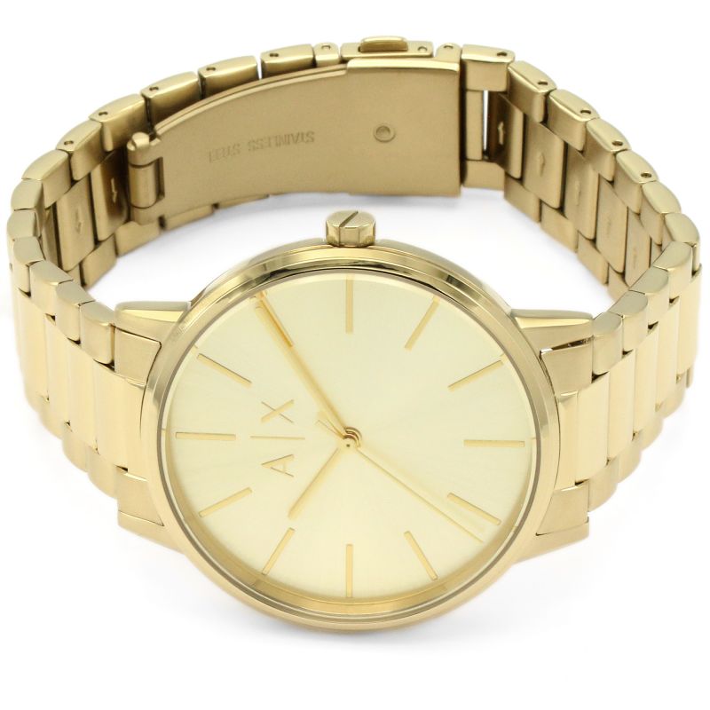 Armani Exchange Three-Hand Gold-Tone Stainless Steel Watch AX2707