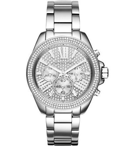 Michael Kors Silver Crystal Pave Women's Watch MK6304
