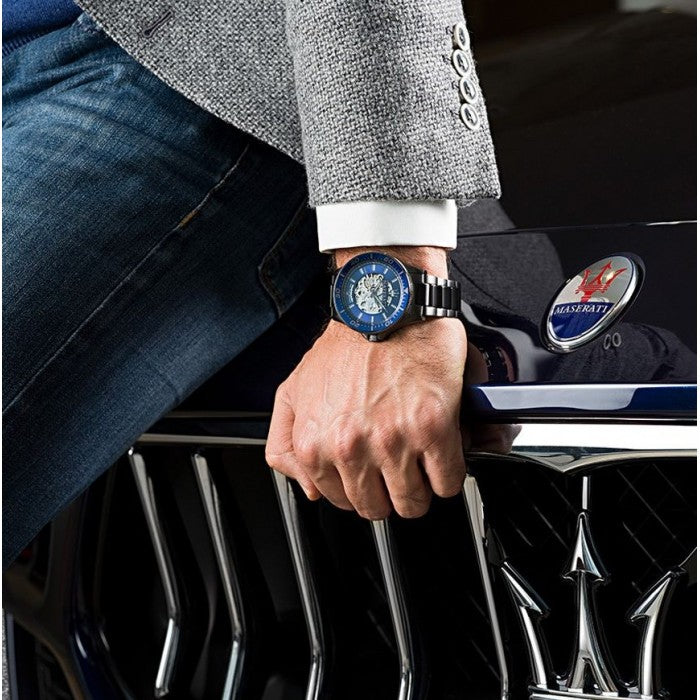 Maserati Sfida Automatic Blue Dial Men's Watch R8823140001